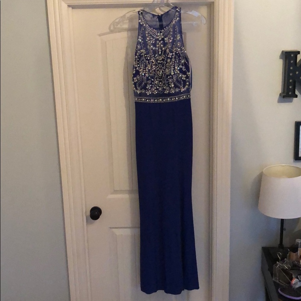 Blue Long Formal Dress